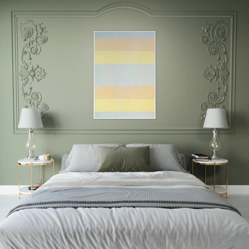 With My Back to the World Framed Poster | Agnes Martin Framed Prints Wall Art | Agnes Martin Store