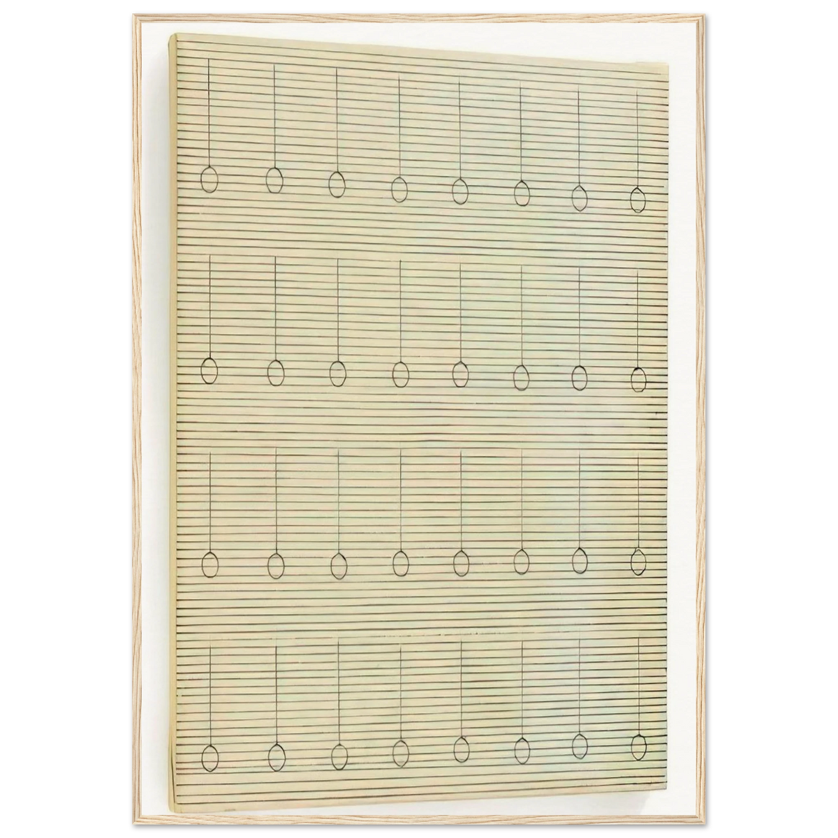Drops Framed Poster | Agnes Martin Framed Prints Wall Art | Agnes Martin Store