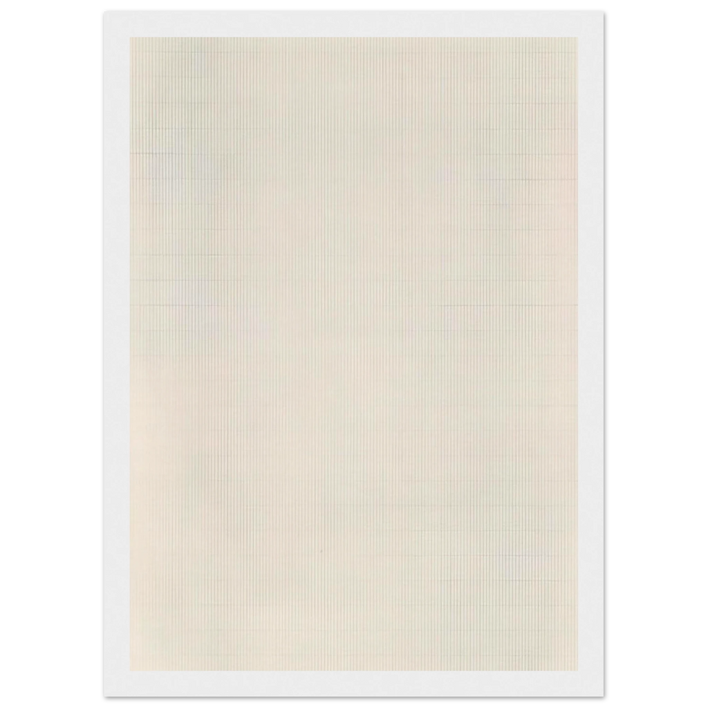 The Peach Framed Poster | Agnes Martin Framed Prints Wall Art | Agnes Martin Store
