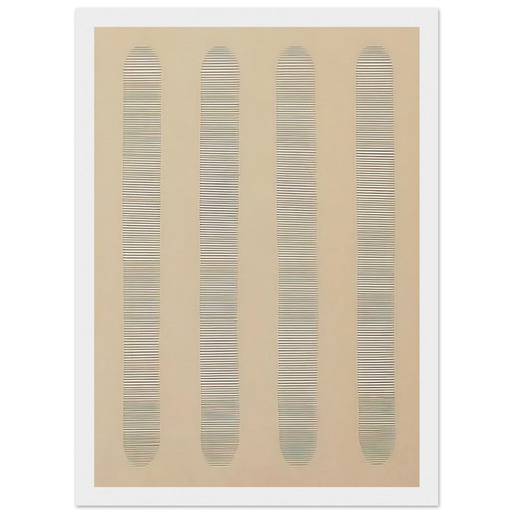 Columns Framed Poster | Agnes Martin Framed Prints Wall Art | Agnes Martin Store