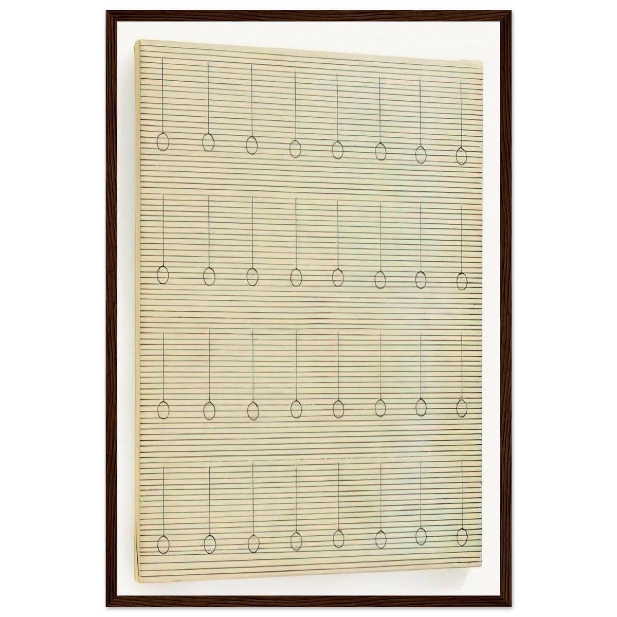 Drops Framed Poster | Agnes Martin Framed Prints Wall Art | Agnes Martin Store
