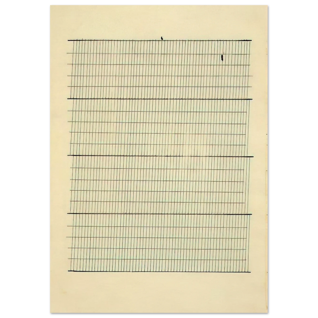 Aspiration Poster | Agnes Martin Poster | Agnes Martin Store
