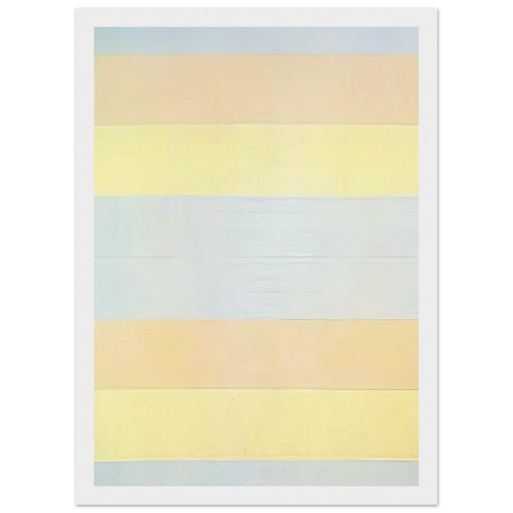 With My Back to the World Framed Poster | Agnes Martin Framed Prints Wall Art | Agnes Martin Store