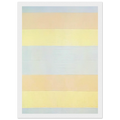With My Back to the World Framed Poster | Agnes Martin Framed Prints Wall Art | Agnes Martin Store