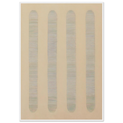 Columns Framed Poster | Agnes Martin Framed Prints Wall Art | Agnes Martin Store