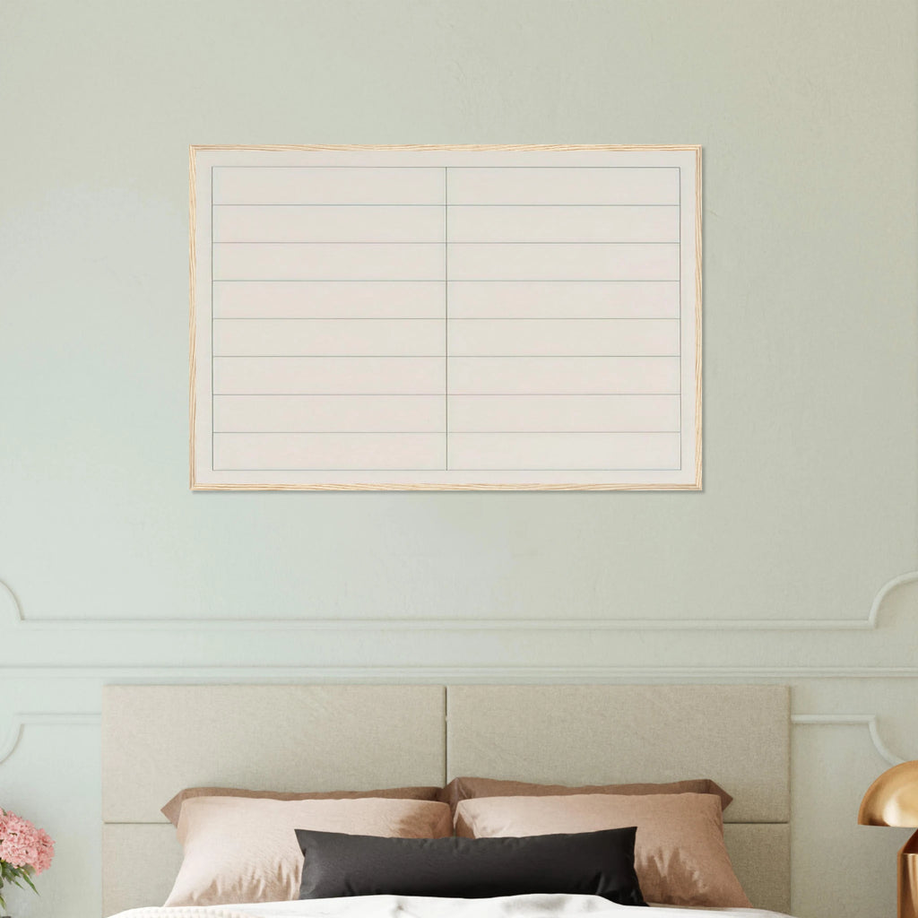 On a clear day, #2 Framed Poster | Agnes Martin Framed Prints Wall Art | Agnes Martin Store