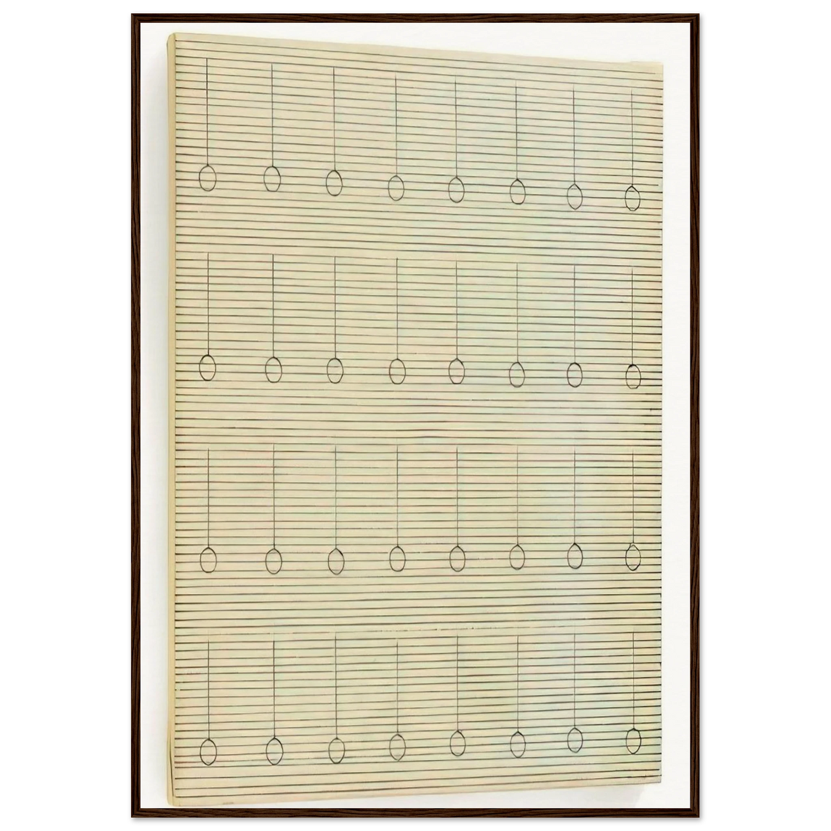 Drops Framed Poster | Agnes Martin Framed Prints Wall Art | Agnes Martin Store