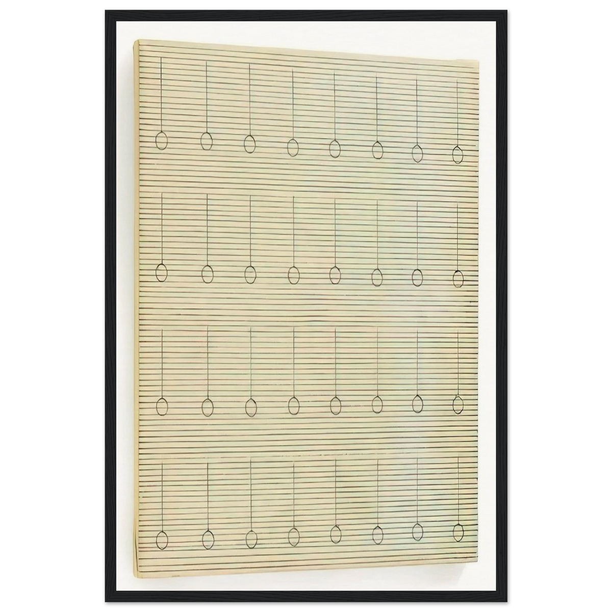 Drops Framed Poster | Agnes Martin Framed Prints Wall Art | Agnes Martin Store