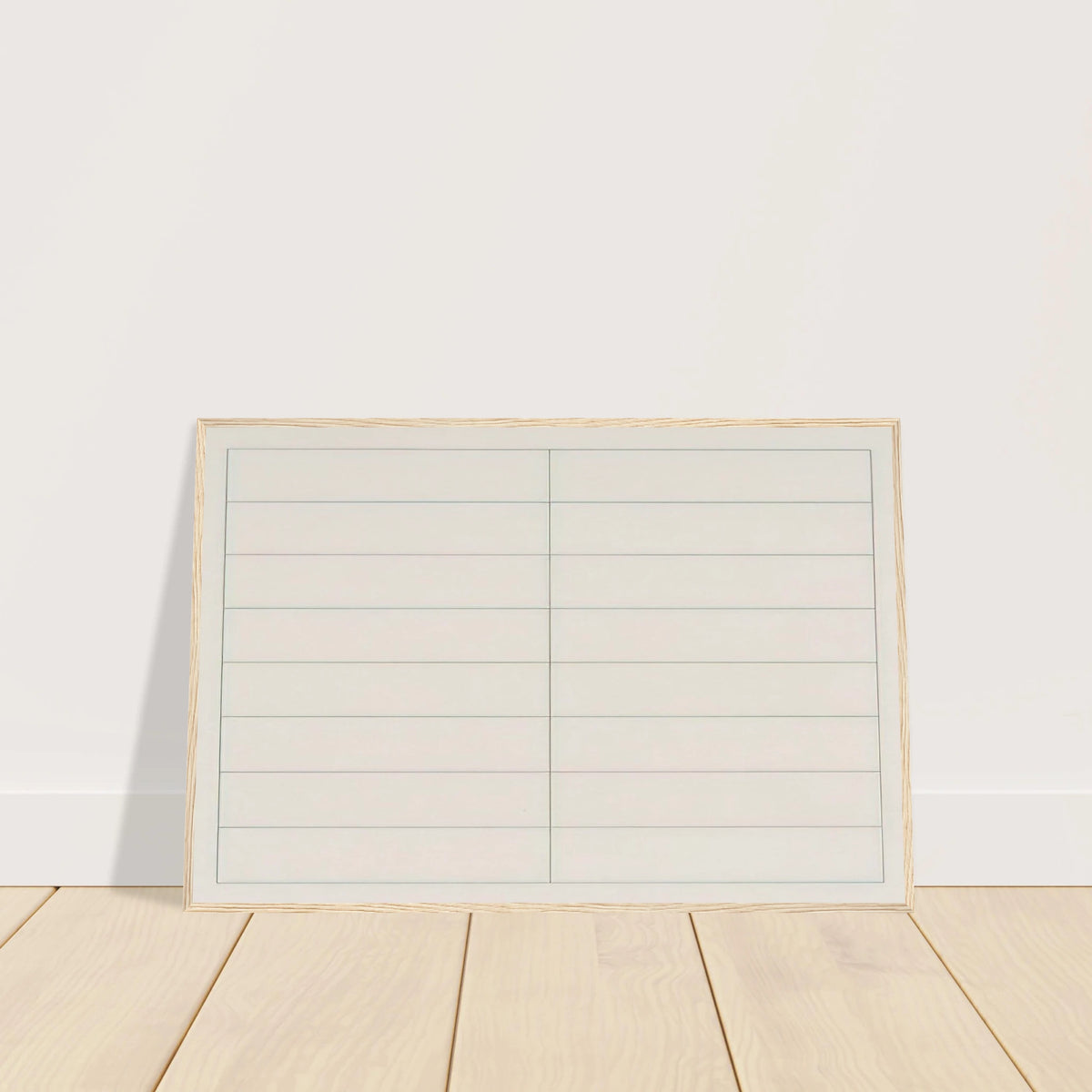 On a clear day, #2 Framed Poster | Agnes Martin Framed Prints Wall Art | Agnes Martin Store