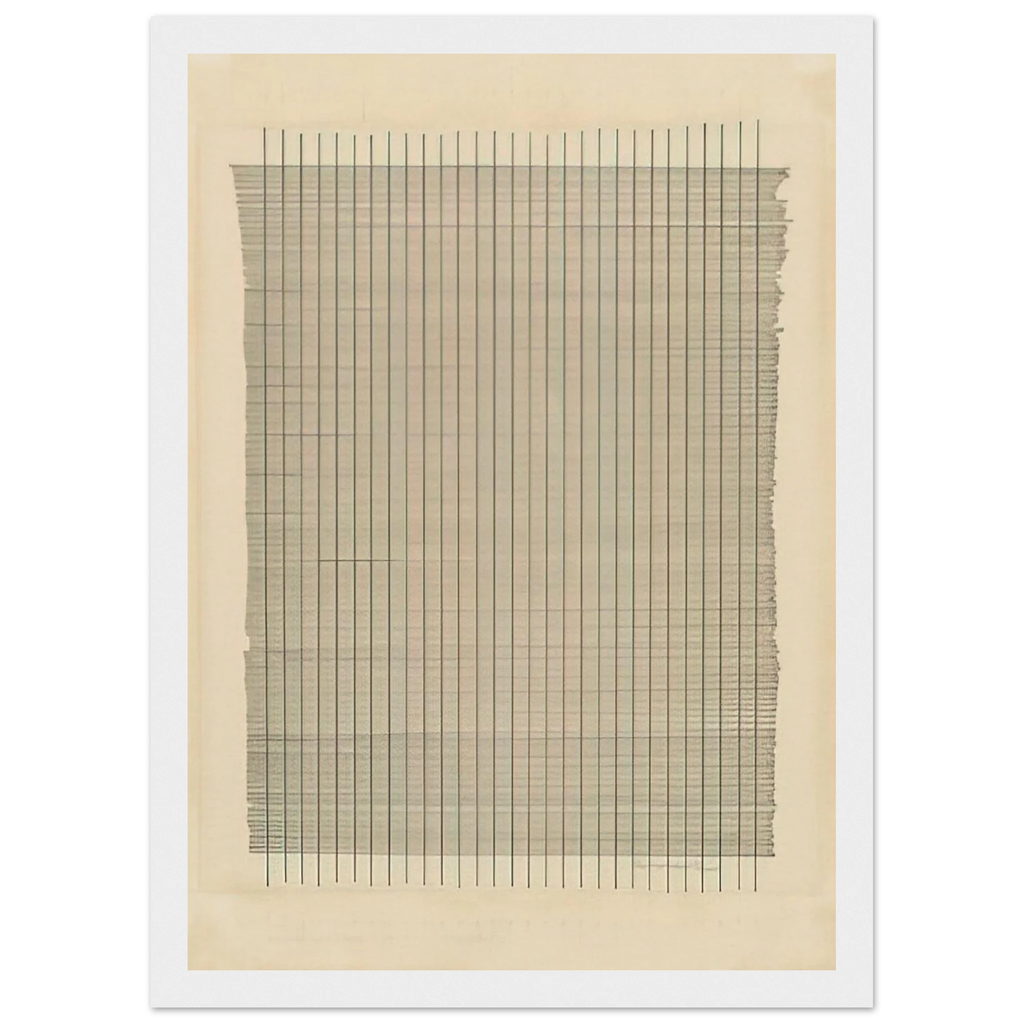 Tremolo Framed Poster | Agnes Martin Framed Prints Wall Art | Agnes Martin Store