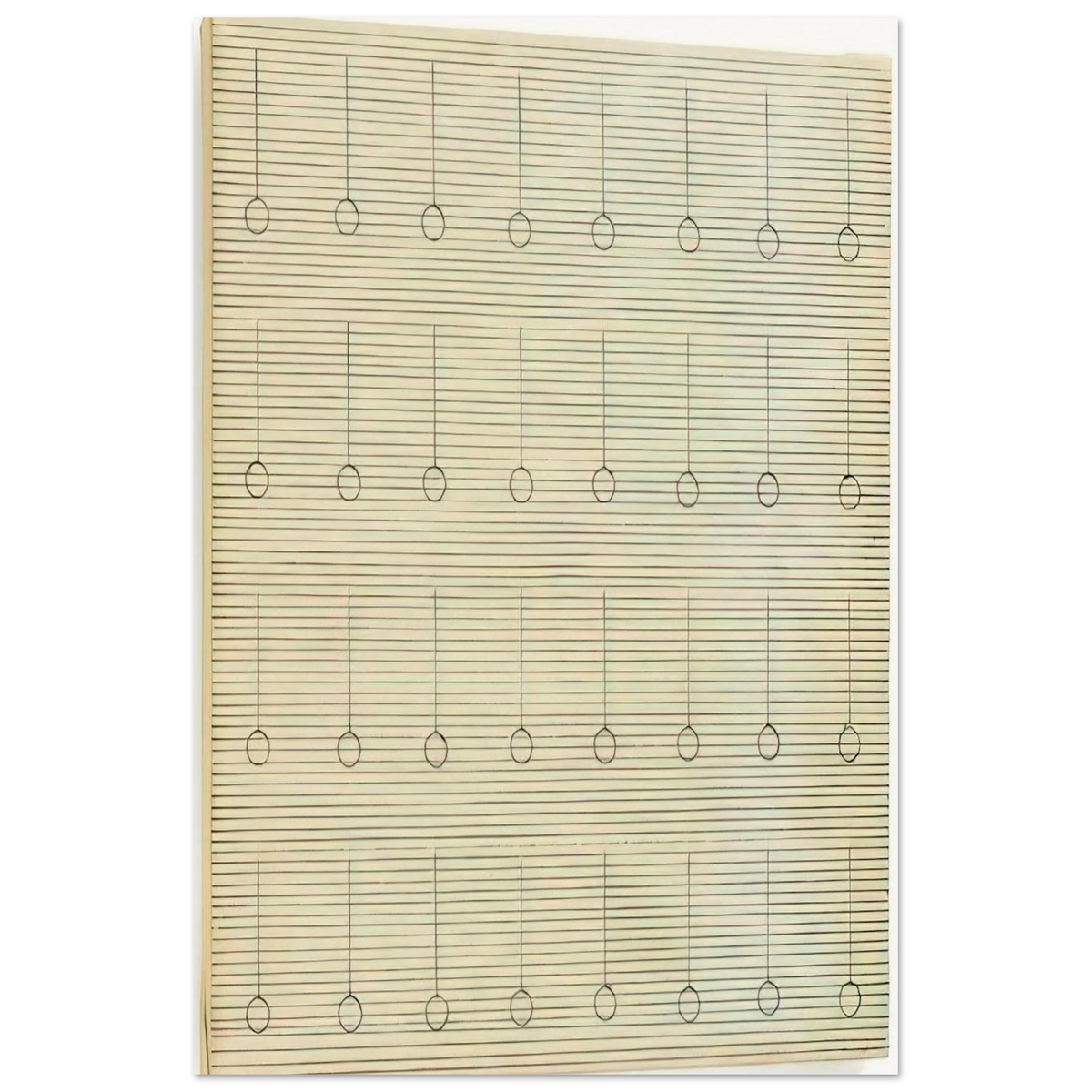 Drops Poster | Agnes Martin Poster | Agnes Martin Store
