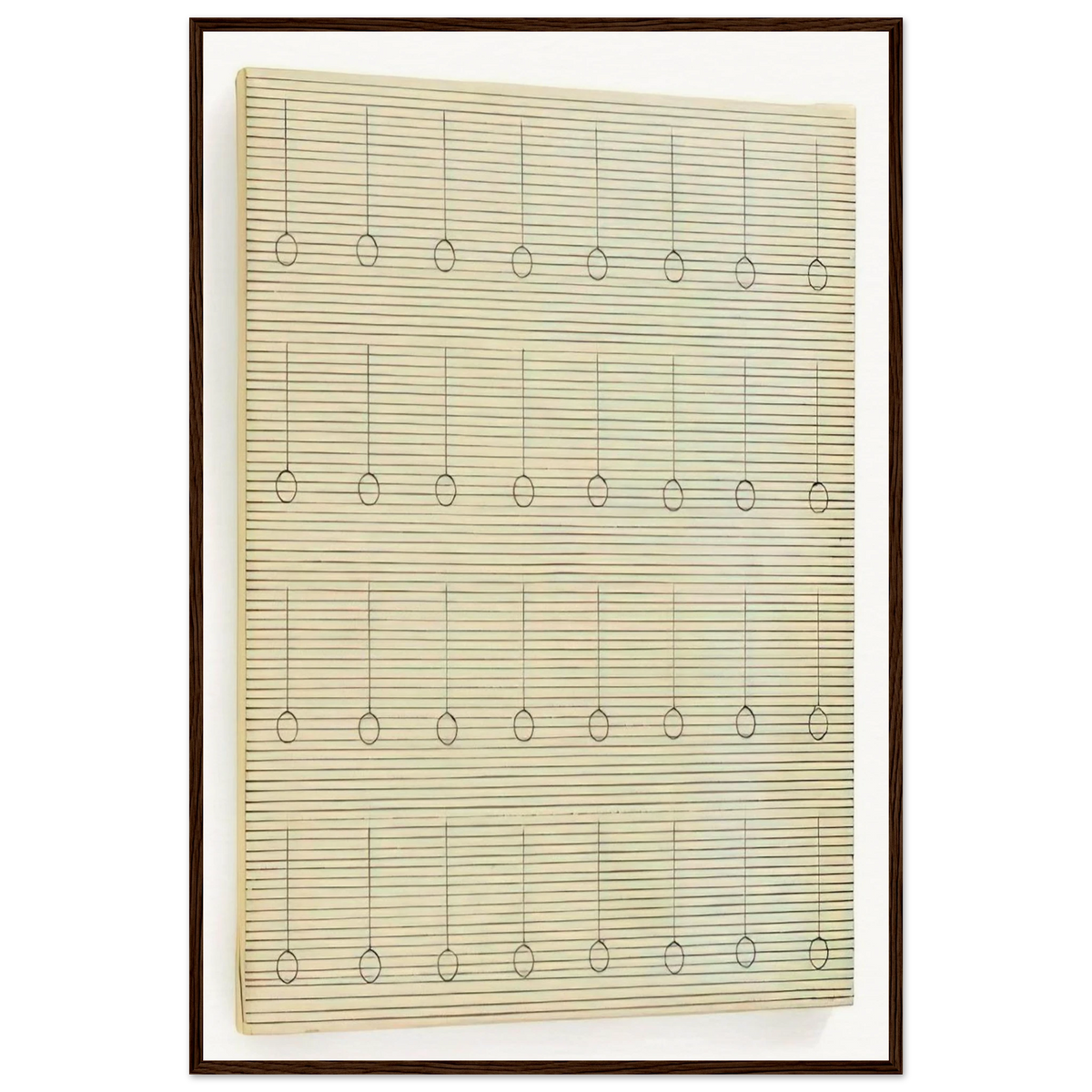 Drops Framed Poster | Agnes Martin Framed Prints Wall Art | Agnes Martin Store