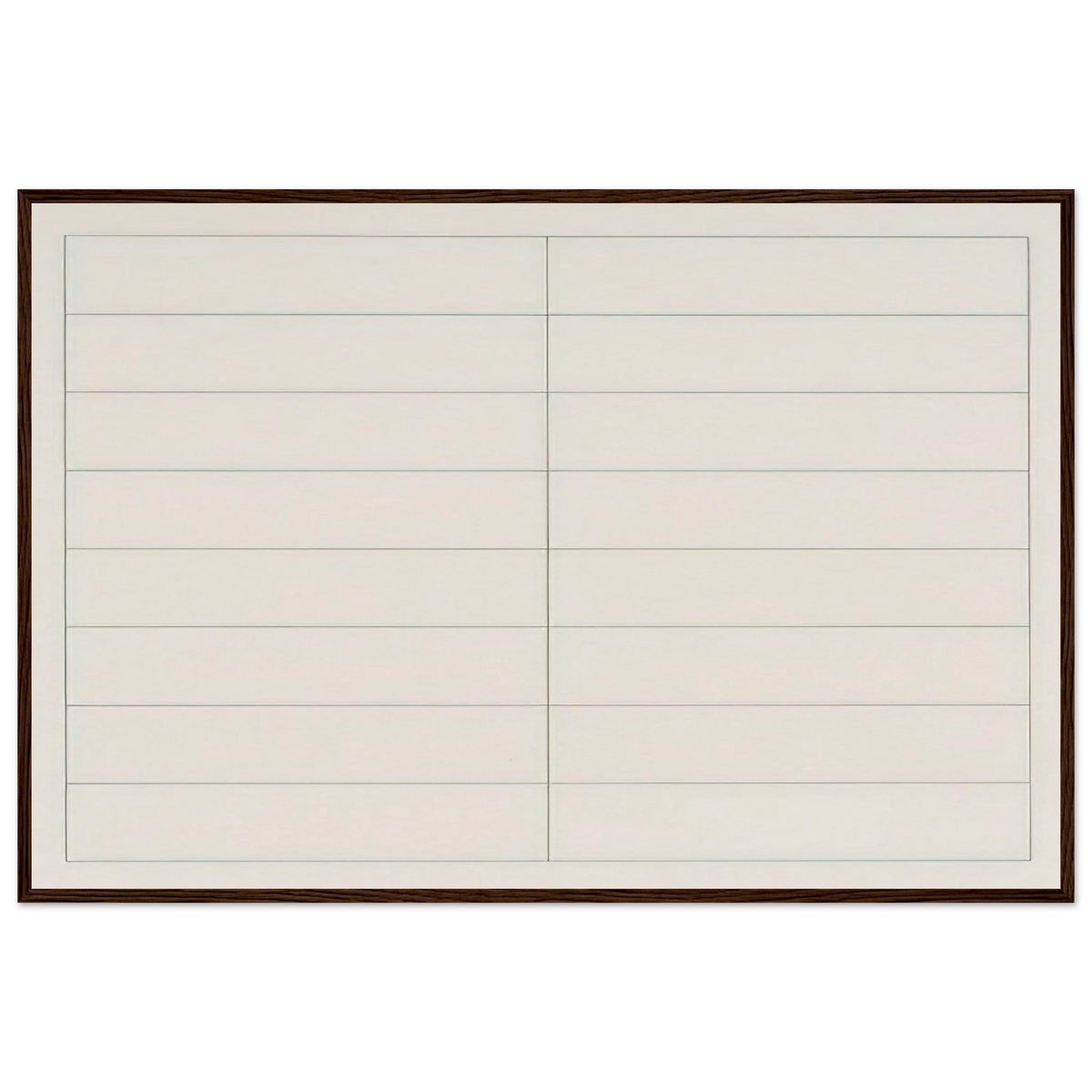 On a clear day, #2 Framed Poster | Agnes Martin Framed Prints Wall Art | Agnes Martin Store