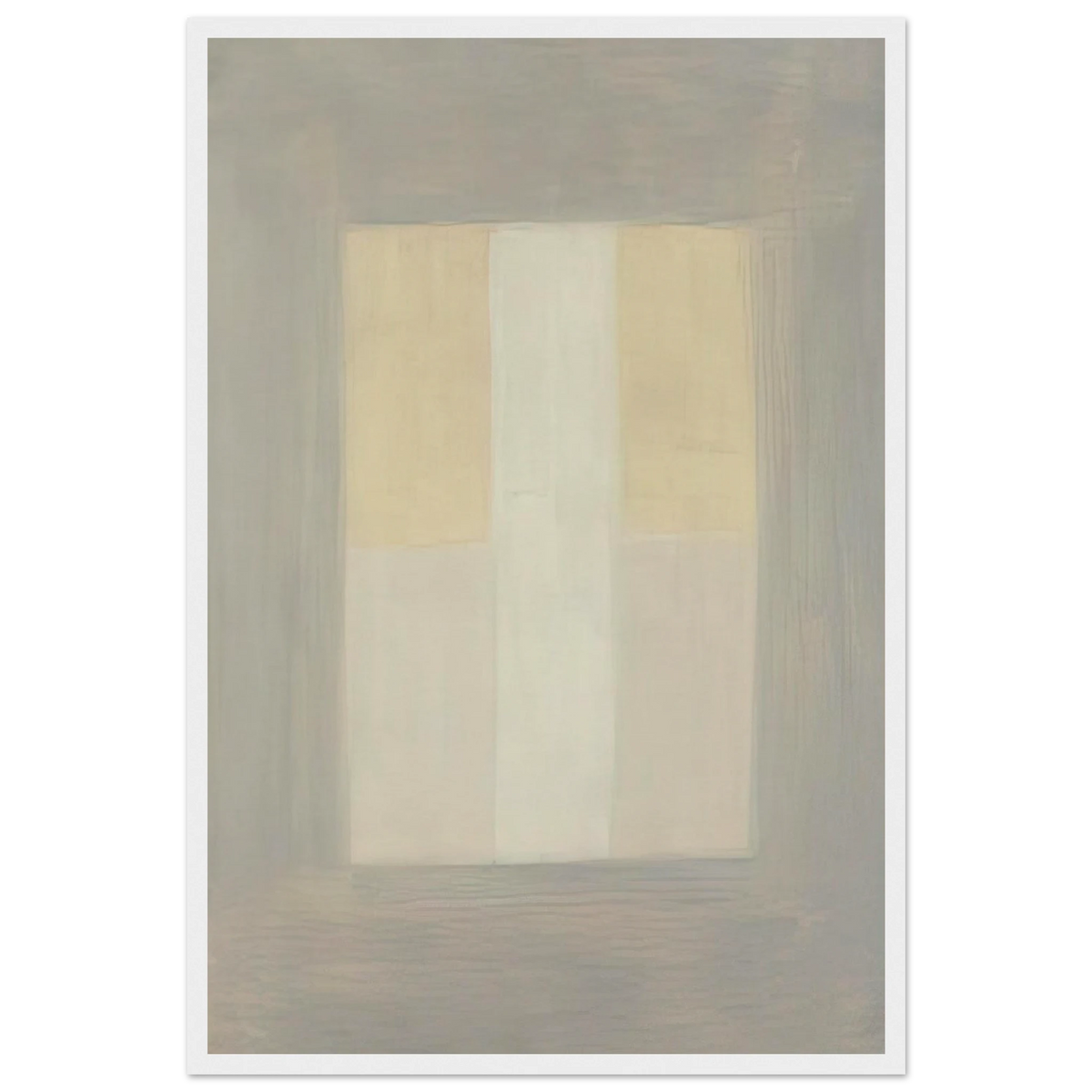 Desert Rain Framed Poster | Agnes Martin Framed Prints Wall Art | Agnes Martin Store