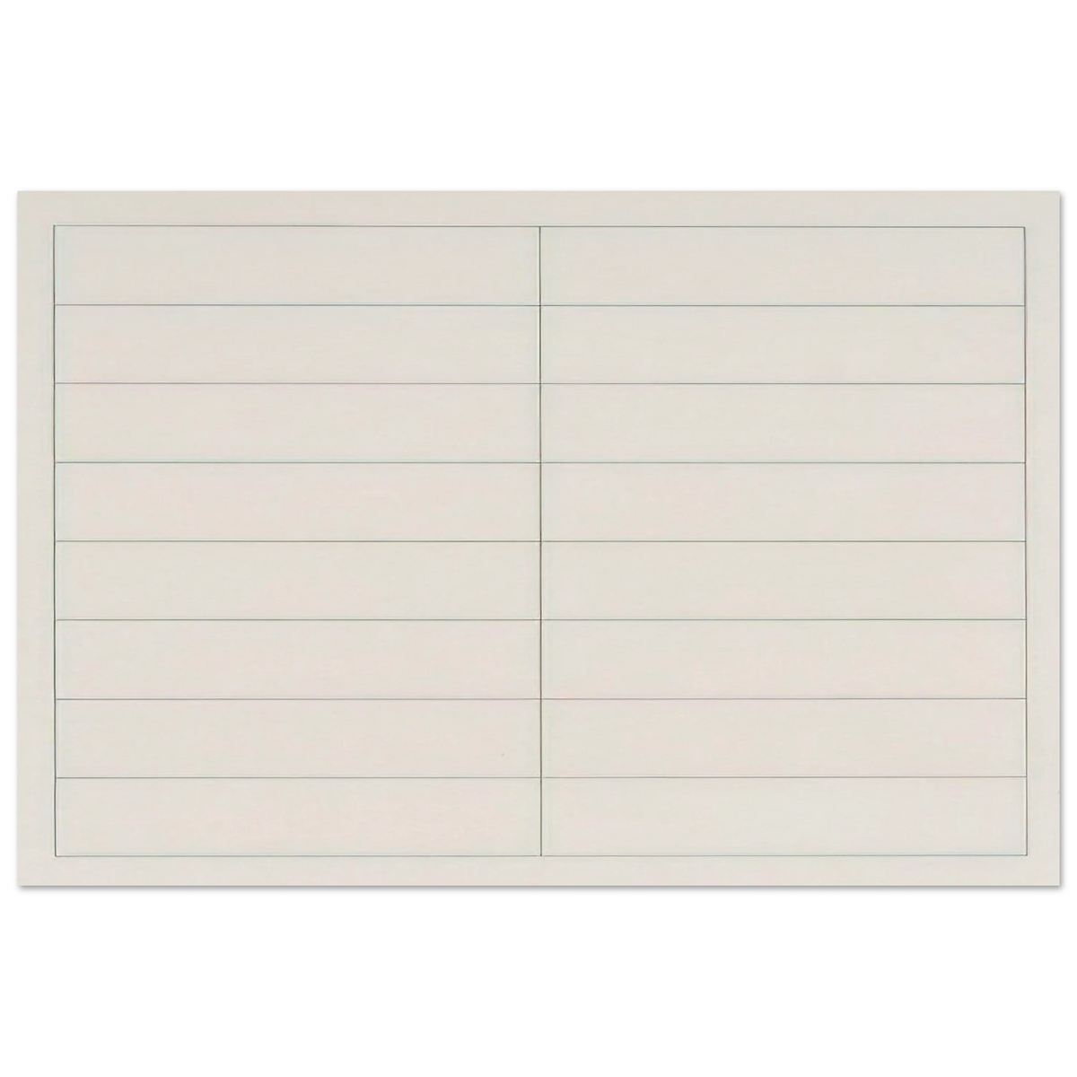 On a clear day, #2 Poster | Agnes Martin Poster | Agnes Martin Store
