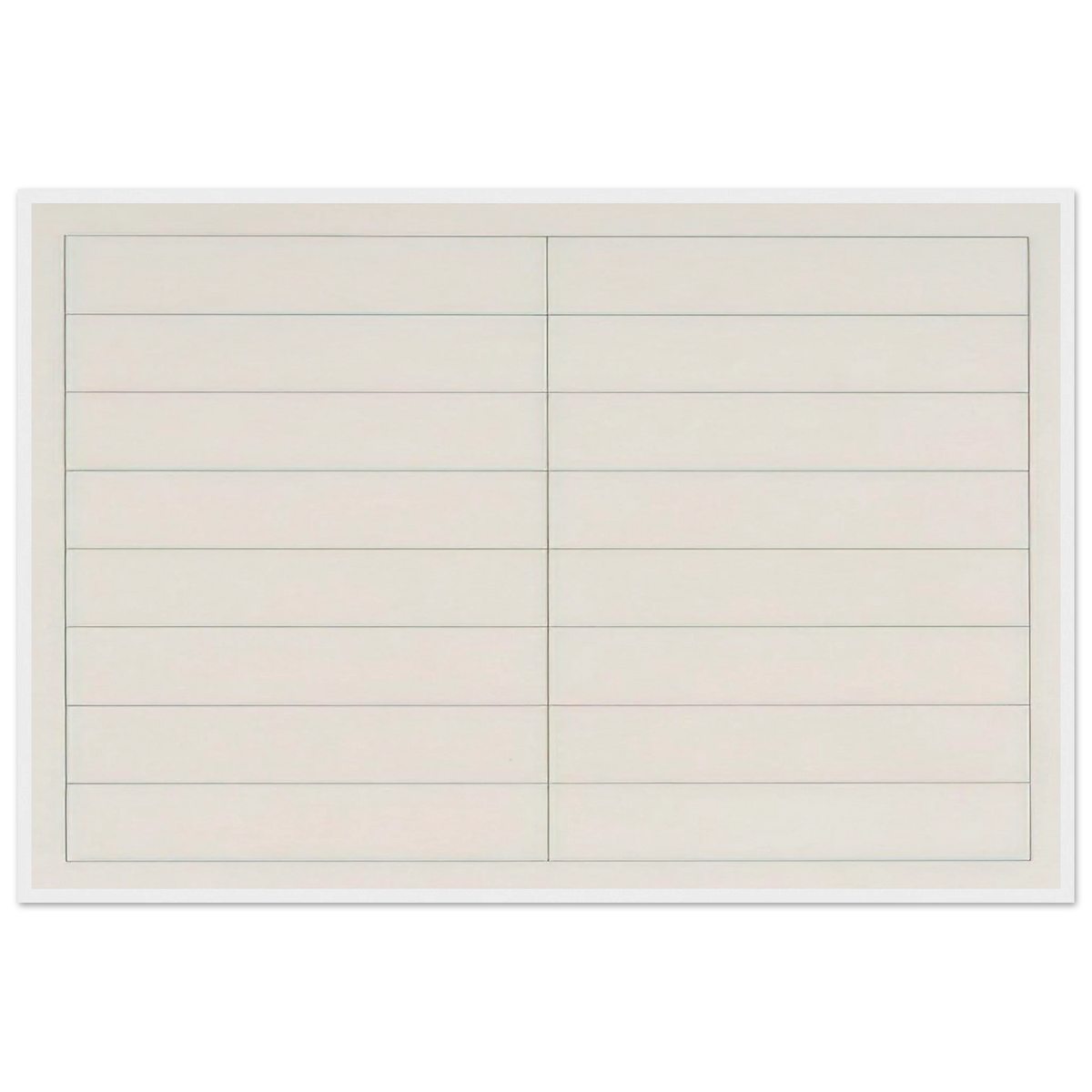 On a clear day, #2 Framed Poster | Agnes Martin Framed Prints Wall Art | Agnes Martin Store