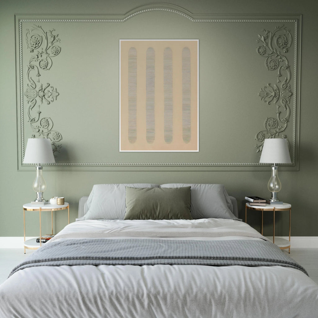 Columns Framed Poster | Agnes Martin Framed Prints Wall Art | Agnes Martin Store