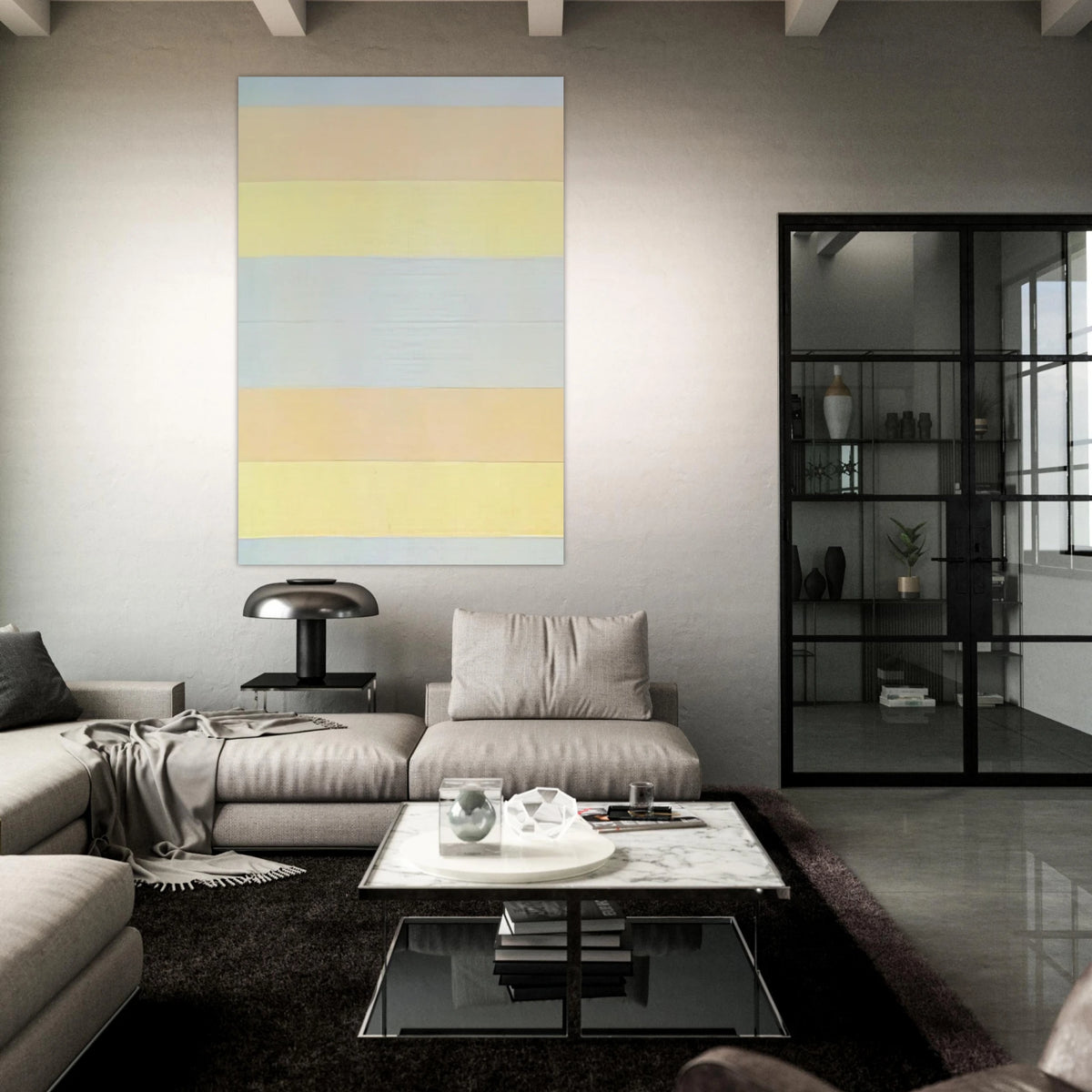 With My Back to the World Poster | Agnes Martin Poster | Agnes Martin Store