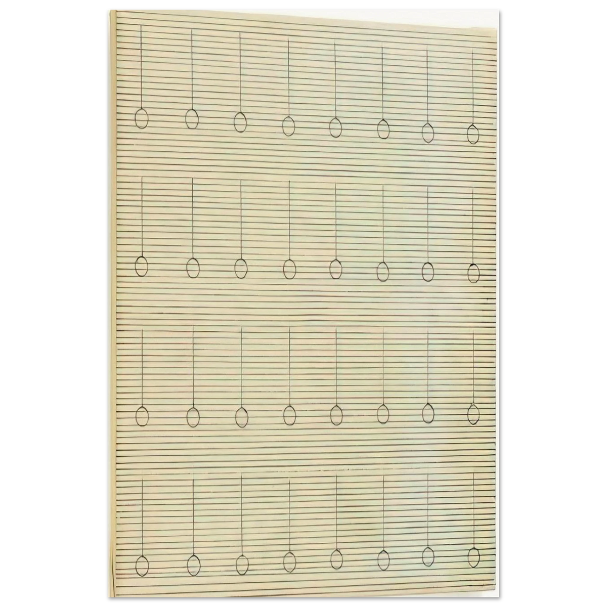 Drops Poster | Agnes Martin Poster | Agnes Martin Store