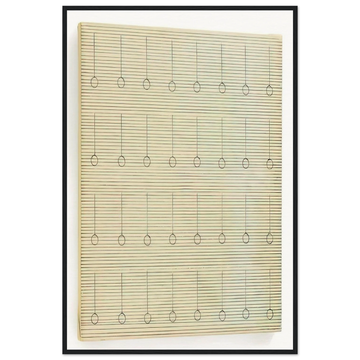 Drops Framed Poster | Agnes Martin Framed Prints Wall Art | Agnes Martin Store