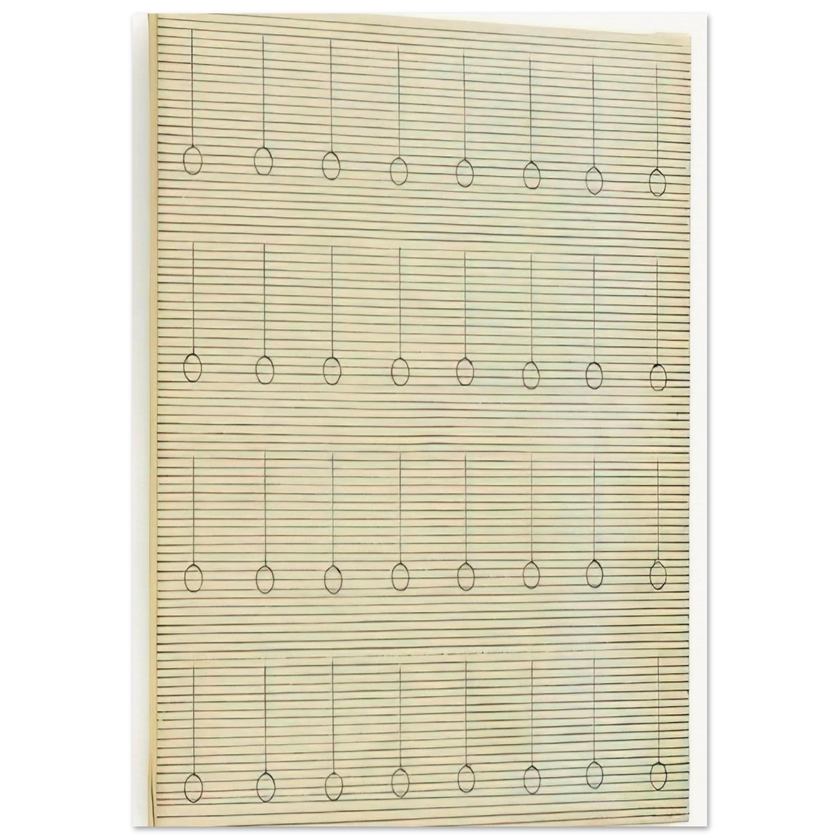 Drops Poster | Agnes Martin Poster | Agnes Martin Store