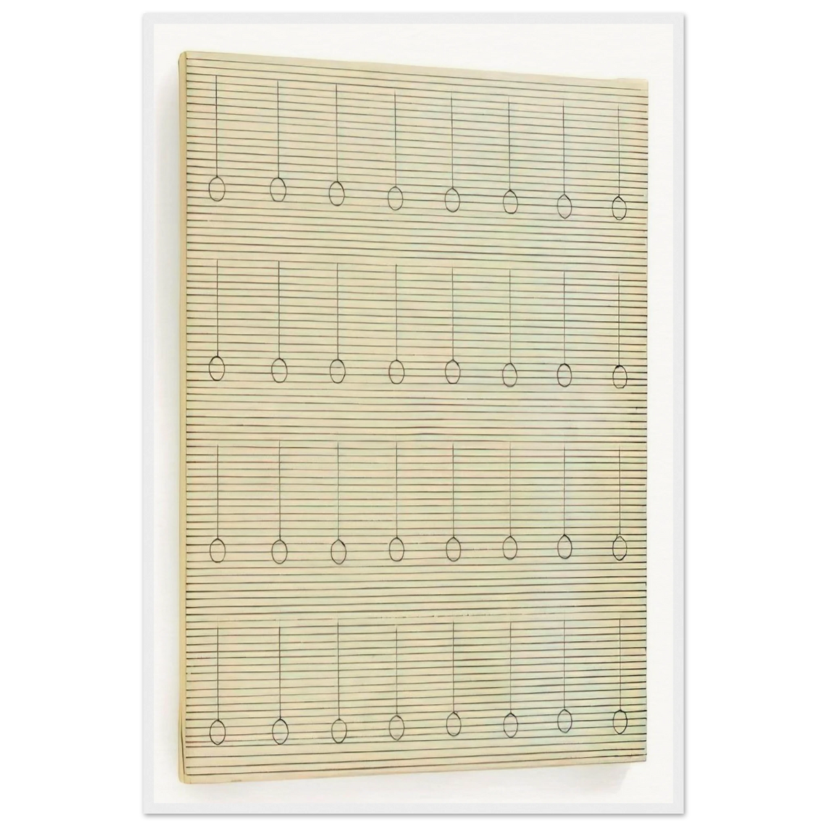Drops Framed Poster | Agnes Martin Framed Prints Wall Art | Agnes Martin Store