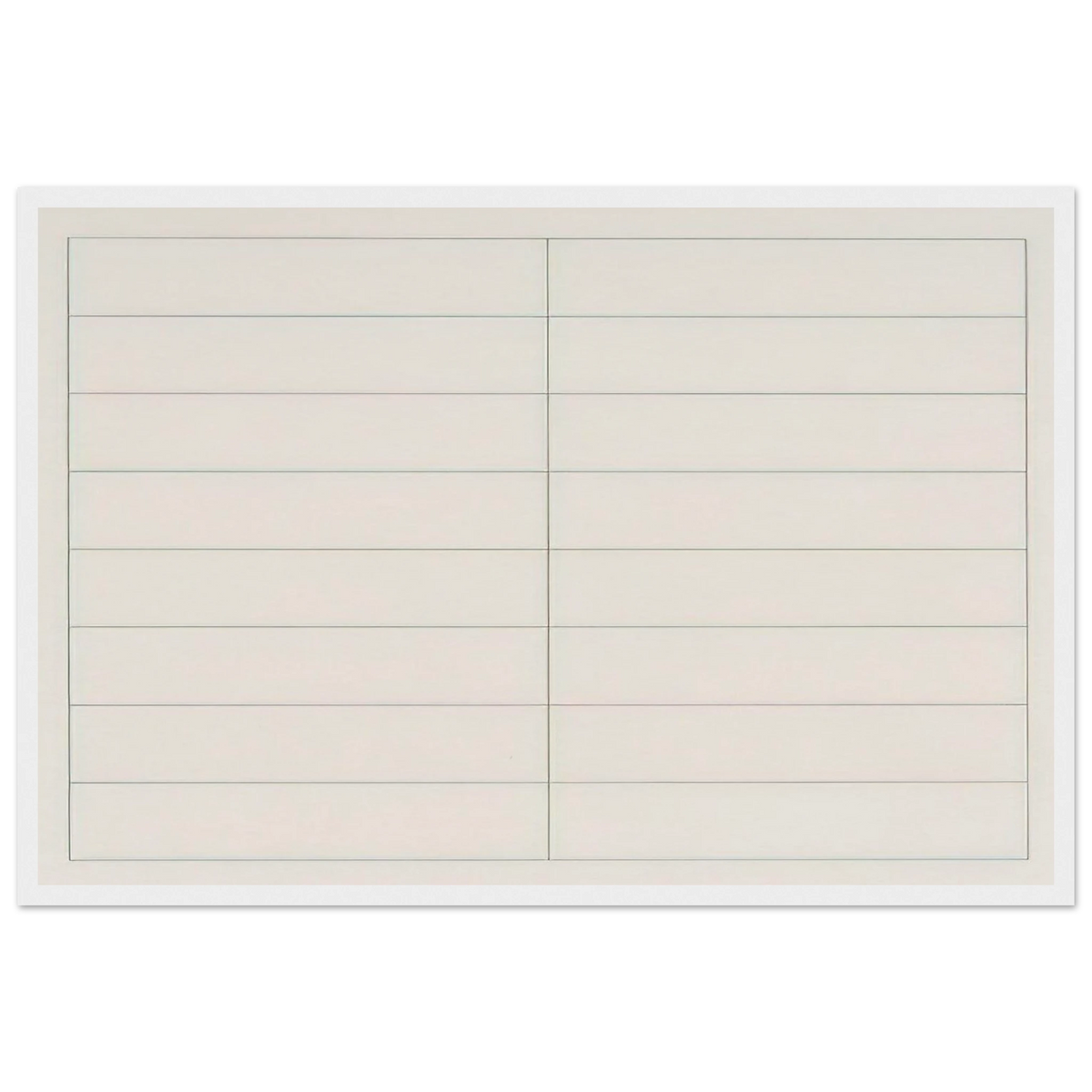 On a clear day, #2 Framed Poster | Agnes Martin Framed Prints Wall Art | Agnes Martin Store