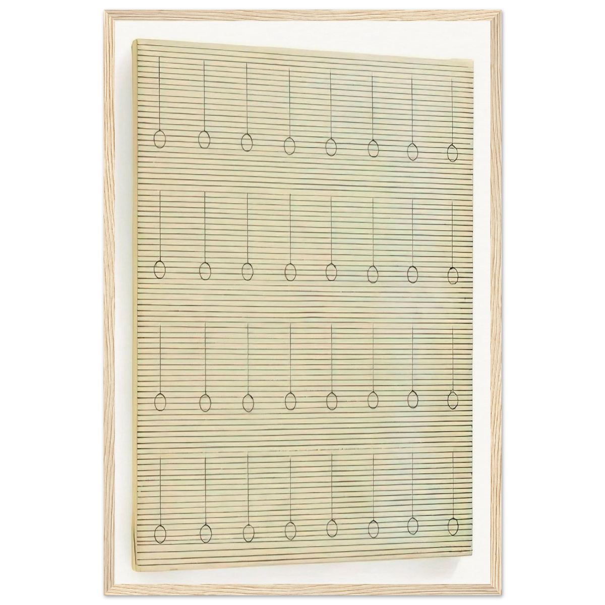 Drops Framed Poster | Agnes Martin Framed Prints Wall Art | Agnes Martin Store