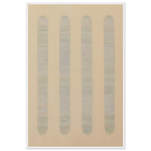 Columns Framed Poster | Agnes Martin Framed Prints Wall Art | Agnes Martin Store