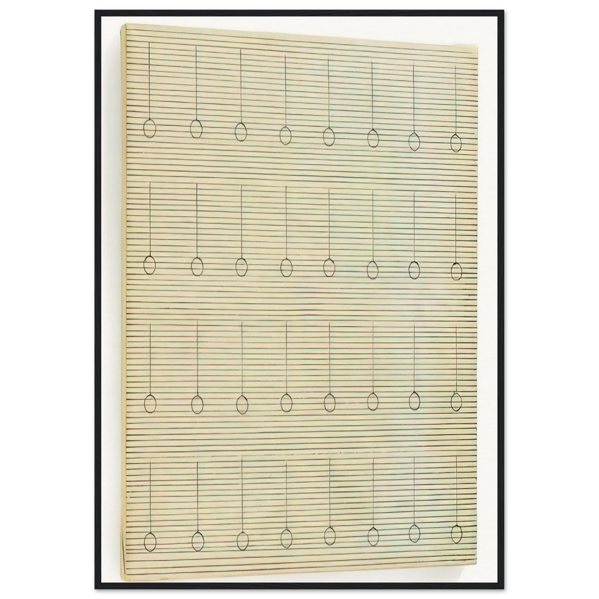 Drops Framed Poster | Agnes Martin Framed Prints Wall Art | Agnes Martin Store