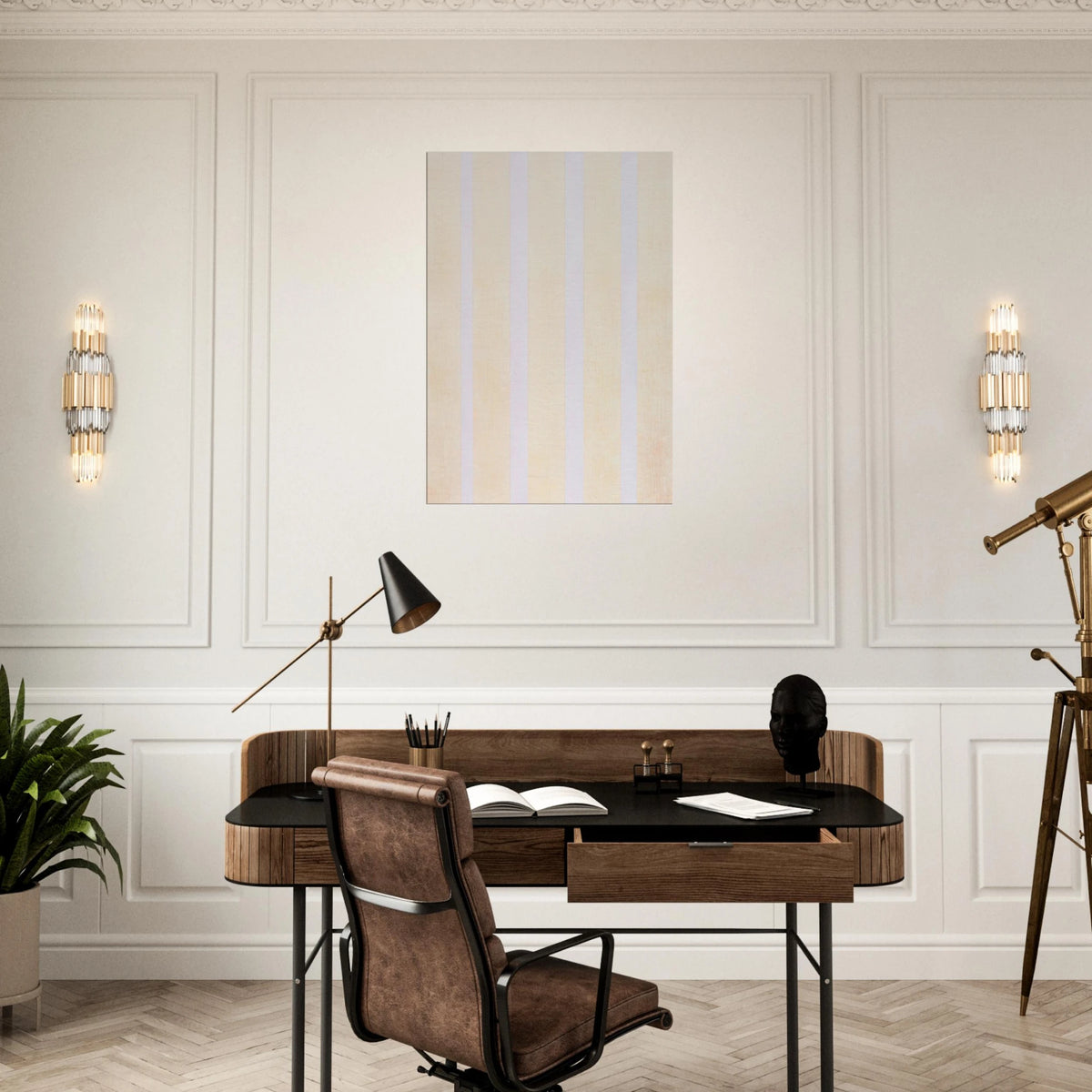 Untitled Number 5 Canvas | Agnes Martin Canvas | Agnes Martin Store