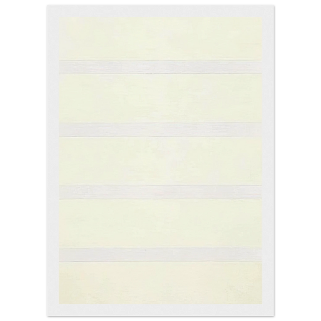 Untitled #15  Peace  Framed Poster | Agnes Martin Framed Prints Wall Art | Agnes Martin Store