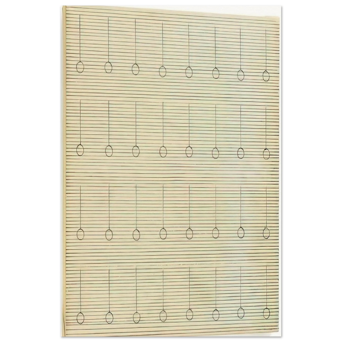 Drops Poster | Agnes Martin Poster | Agnes Martin Store