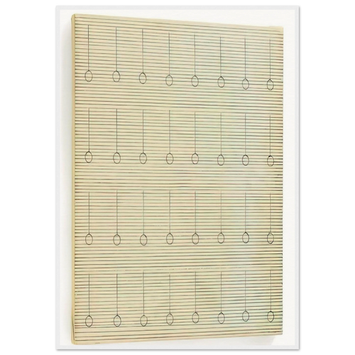 Drops Framed Poster | Agnes Martin Framed Prints Wall Art | Agnes Martin Store