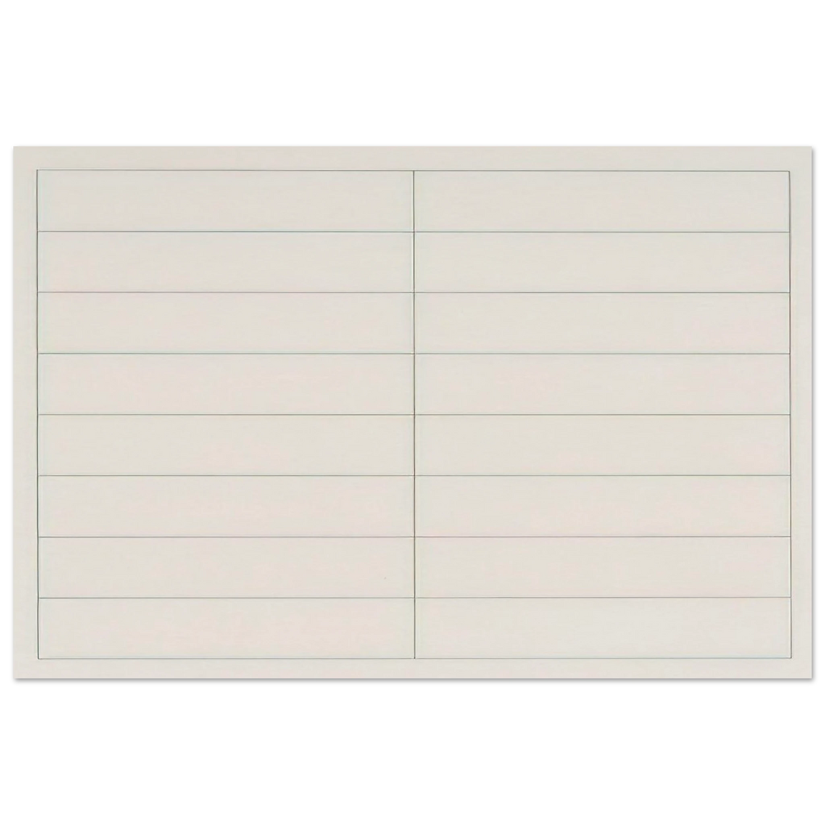 On a clear day, #2 Poster | Agnes Martin Poster | Agnes Martin Store