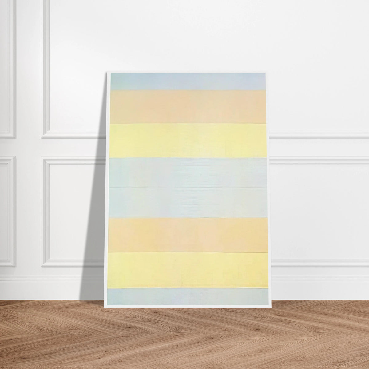 With My Back to the World Framed Poster | Agnes Martin Framed Prints Wall Art | Agnes Martin Store