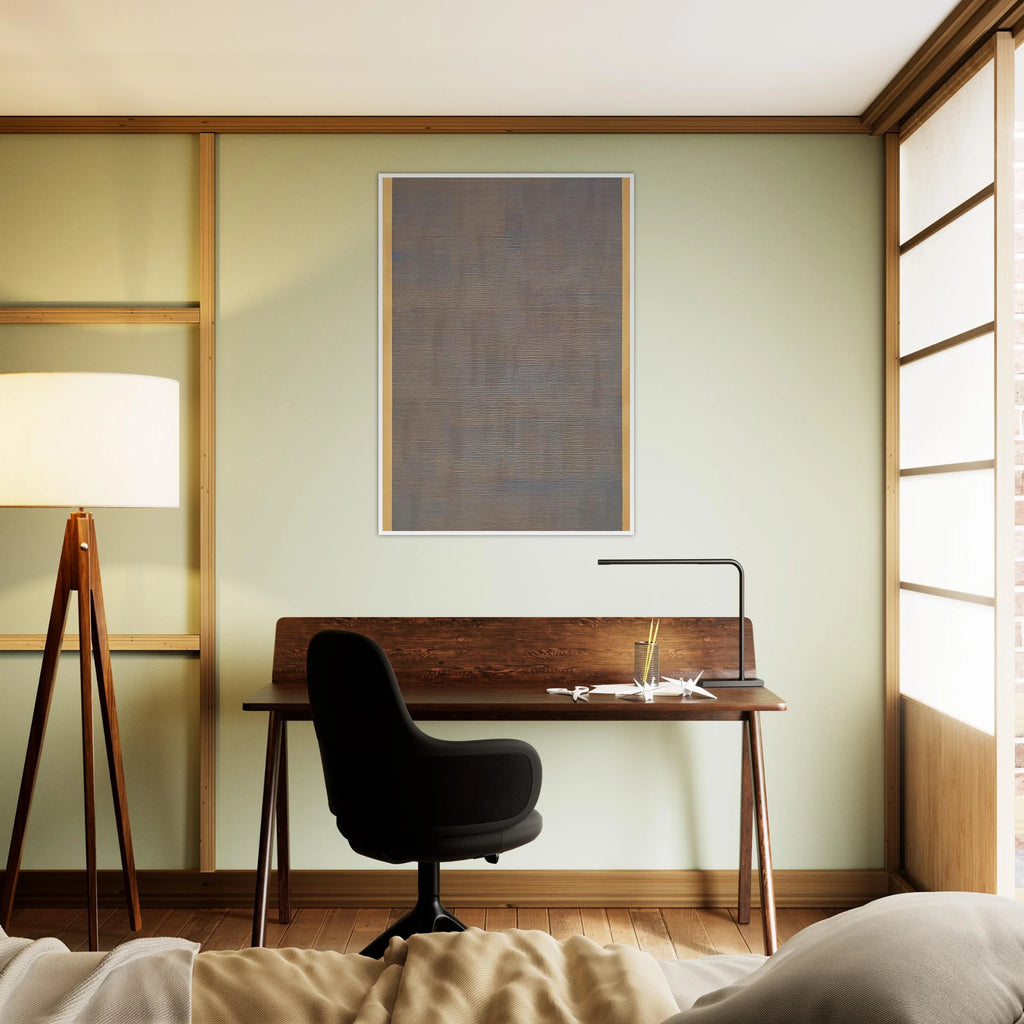 Falling Blue Framed Poster | Agnes Martin Framed Prints Wall Art | Agnes Martin Store