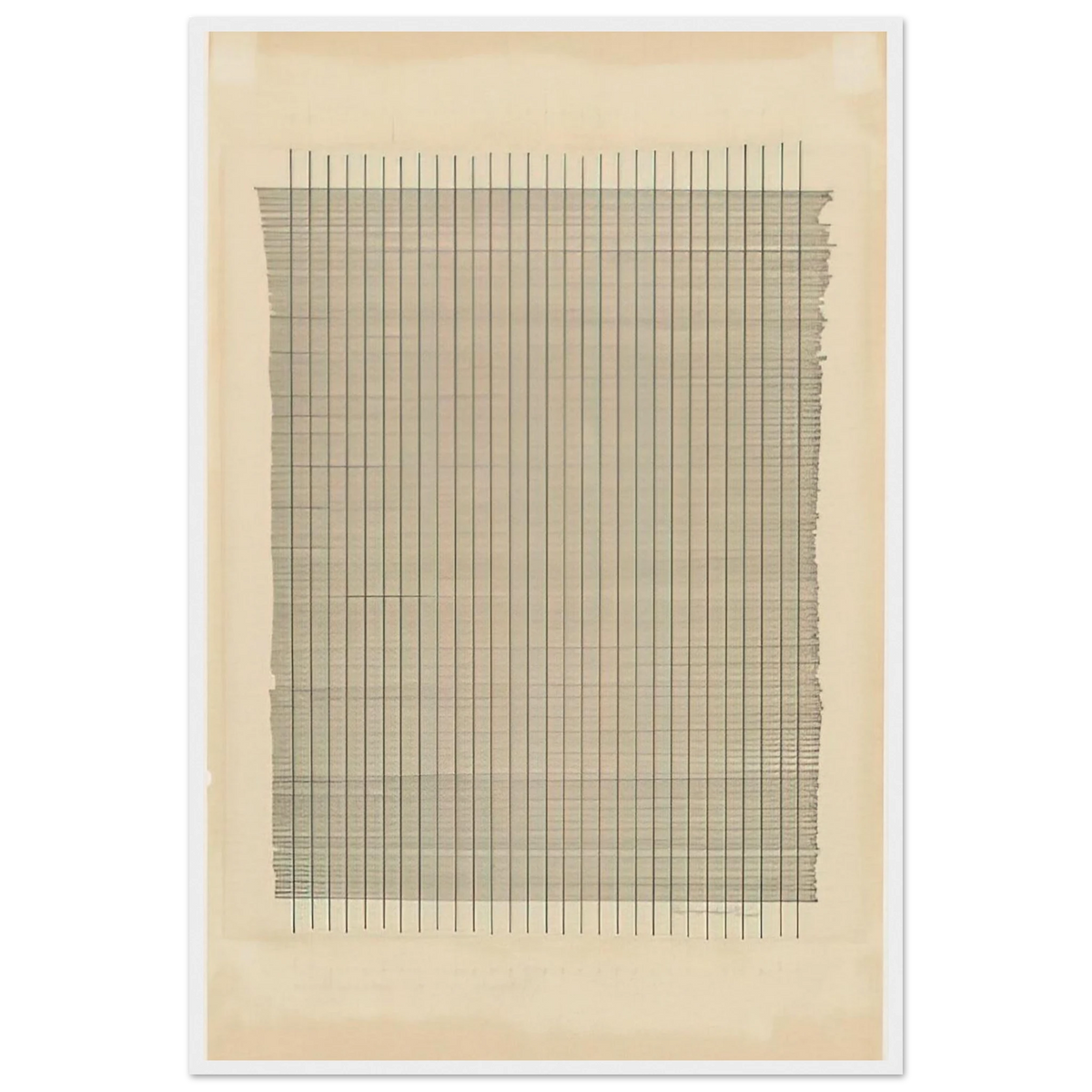Tremolo Framed Poster | Agnes Martin Framed Prints Wall Art | Agnes Martin Store