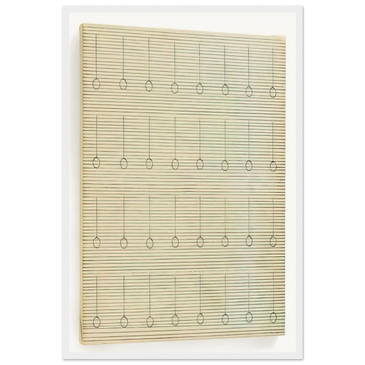 Drops Framed Poster | Agnes Martin Framed Prints Wall Art | Agnes Martin Store