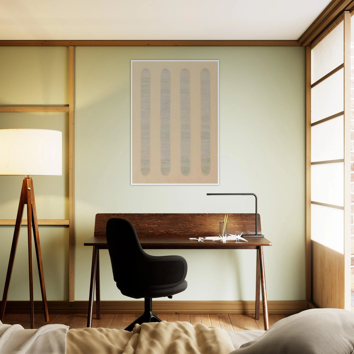 Columns Framed Poster | Agnes Martin Framed Prints Wall Art | Agnes Martin Store